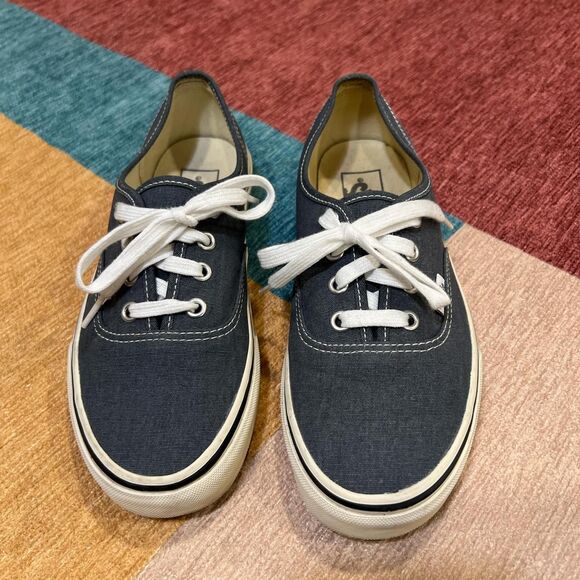 Vans originals in grey/blue Size women's 7.5 - Picture 2 of 5